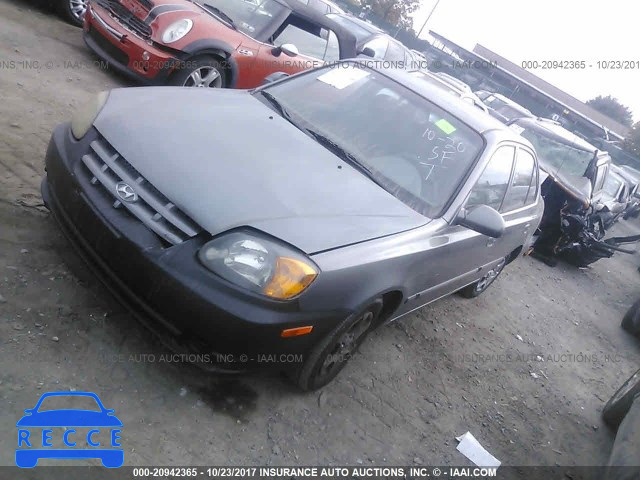 2005 Hyundai Accent GL KMHCG45C65U597833 image 1