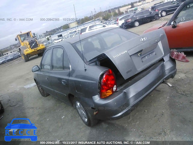 2005 Hyundai Accent GL KMHCG45C65U597833 image 2