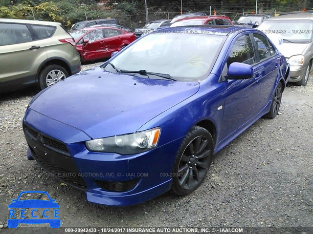 2008 Mitsubishi Lancer GTS JA3AU86U18U012078 image 1