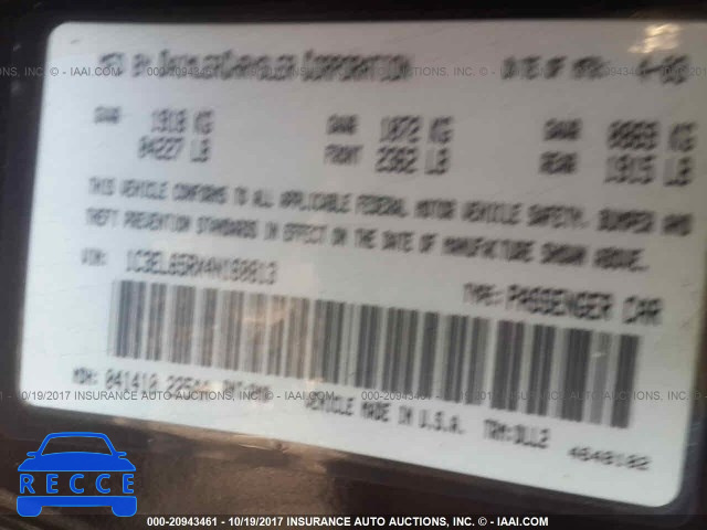 2004 Chrysler Sebring LIMITED 1C3EL65RX4N160813 image 8