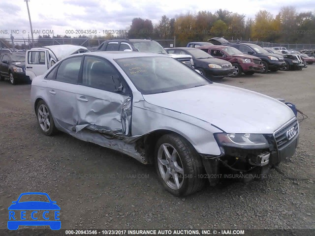 2009 Audi A4 2.0T QUATTRO WAULF78K89N028264 image 0