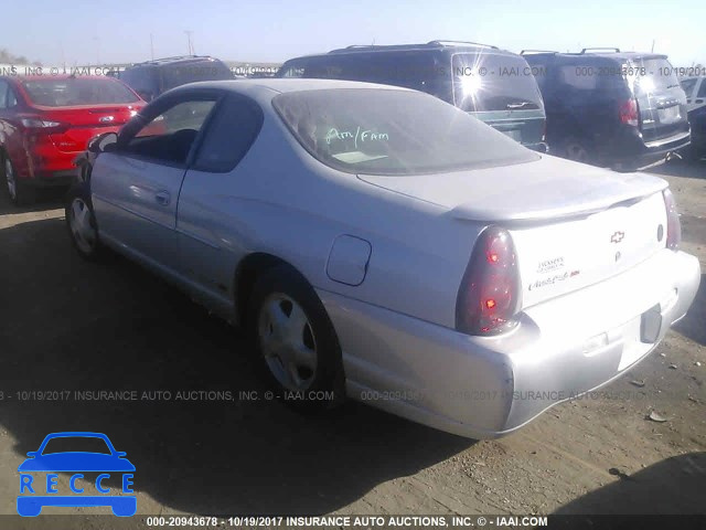 2003 Chevrolet Monte Carlo 2G1WX12K439220867 зображення 2