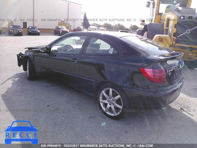 2004 Mercedes-benz C 230K SPORT COUPE WDBRN40J74A563862 image 2