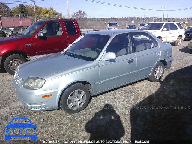 2003 Hyundai Accent GL KMHCG45C03U478740 image 1