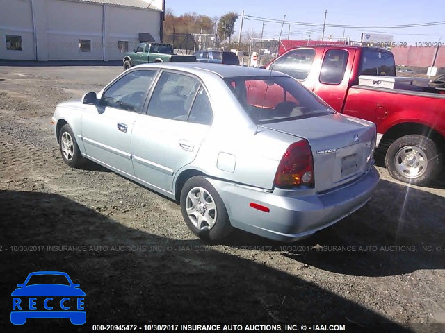 2003 Hyundai Accent GL KMHCG45C03U478740 image 2