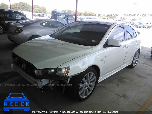 2008 Mitsubishi Lancer GTS JA3AU86U38U025365 Bild 1