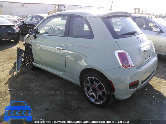 2012 Fiat 500 SPORT 3C3CFFBR6CT211516 Bild 2