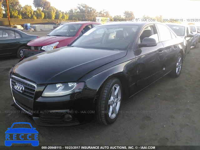 2009 Audi A4 2.0T QUATTRO WAULF78K49A134556 image 1