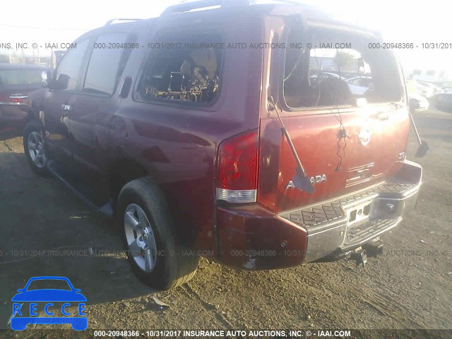 2006 NISSAN ARMADA SE/LE 5N1AA08B76N706946 image 2