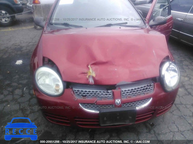 2005 DODGE NEON 1B3ES56C65D240458 зображення 5