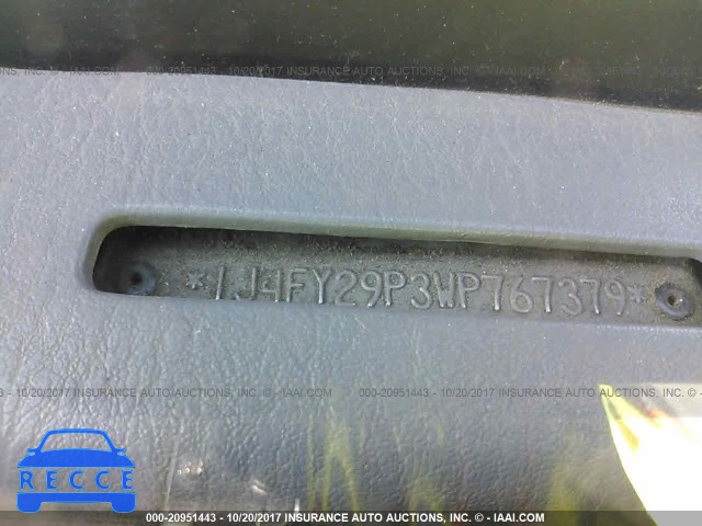 1998 Jeep Wrangler / Tj SE 1J4FY29P3WP767379 image 8