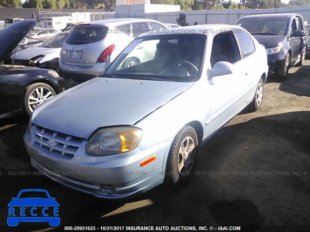 2005 Hyundai Accent GS KMHCG35C15U341500 image 1