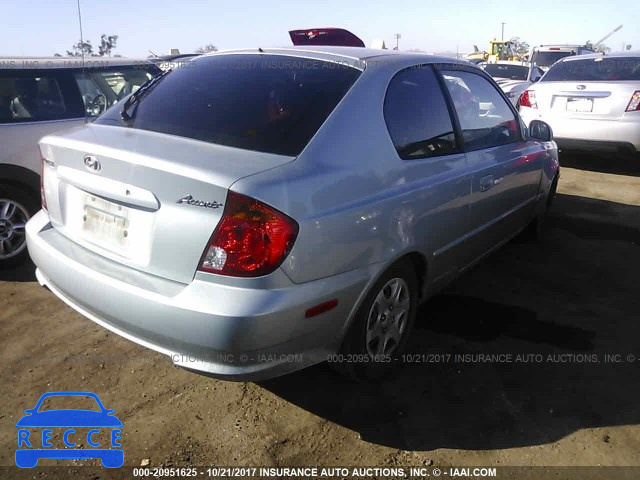 2005 Hyundai Accent GS KMHCG35C15U341500 image 3