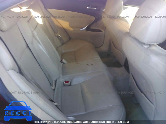 2007 Lexus IS 250 JTHBK262872025846 Bild 7