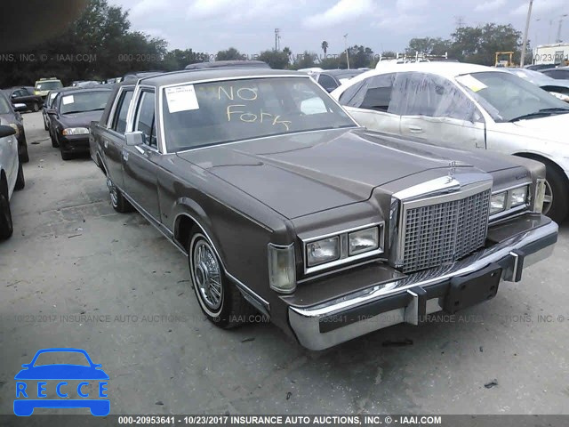 1985 Lincoln Town Car 1LNBP96F2FY633156 image 0