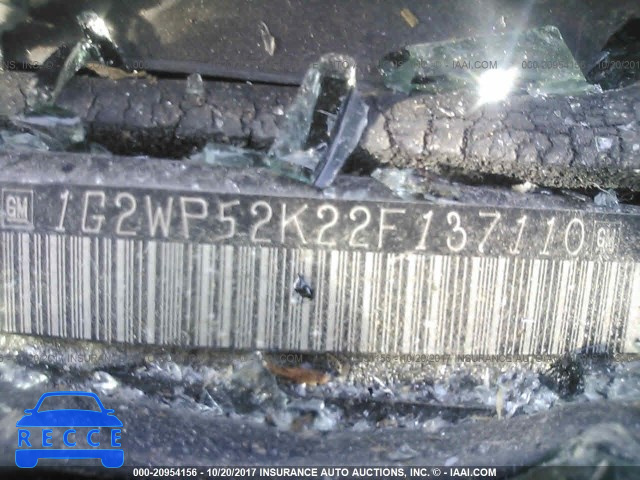 2002 Pontiac Grand Prix 1G2WP52K22F137110 image 8