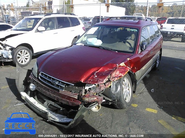 2002 SUBARU LEGACY OUTBACK AWP 4S3BH675927641986 зображення 1