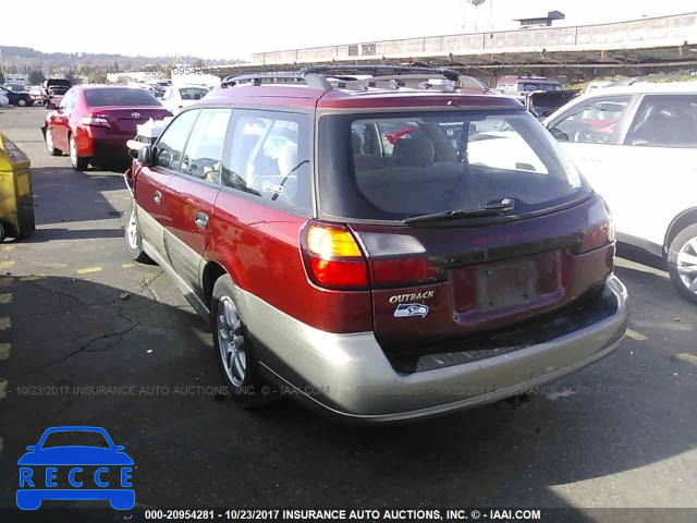 2002 SUBARU LEGACY OUTBACK AWP 4S3BH675927641986 зображення 2