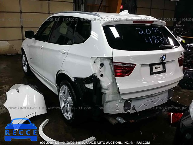 2014 BMW X3 XDRIVE28I 5UXWX9C50E0D11342 зображення 2