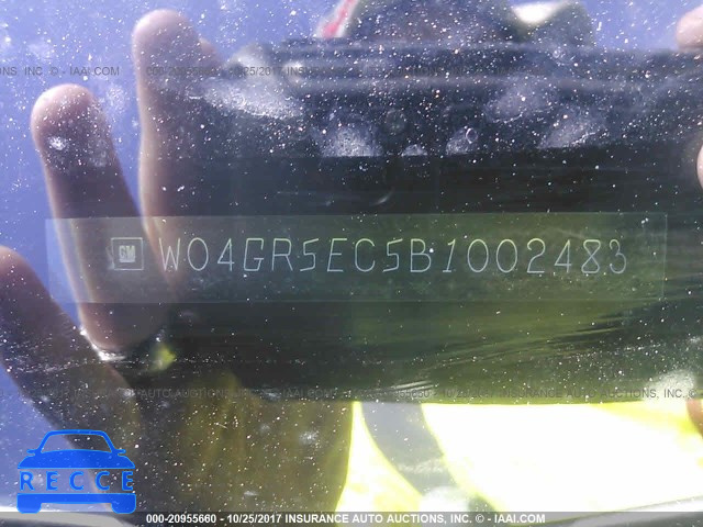 2011 Buick Regal CXL W04GR5EC5B1002483 зображення 8