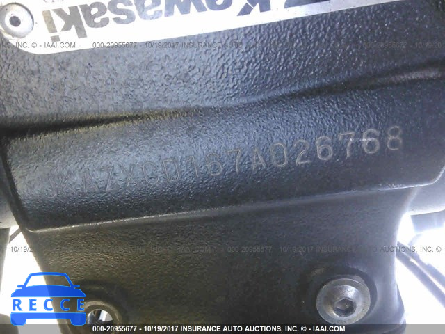 2007 Kawasaki ZX1000 D JKAZXCD167A026768 зображення 9