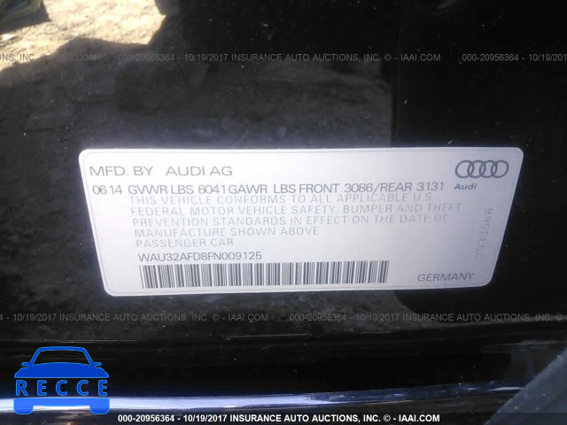 2015 Audi A8 L QUATTRO WAU32AFD8FN009125 image 8
