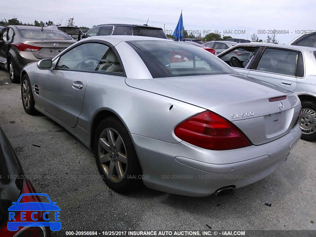 2003 Mercedes-benz SL 500R WDBSK75F03F015607 зображення 2