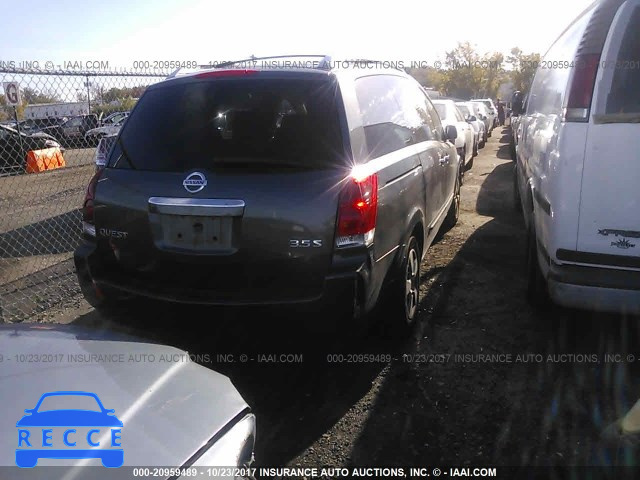 2007 Nissan Quest S/SE/SL 5N1BV28UX7N108745 зображення 3