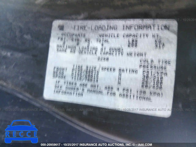 1999 Saturn SC2 1G8ZR1274XZ254047 image 8