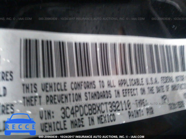 2012 Dodge Journey SXT 3C4PDCBBXCT392110 Bild 8