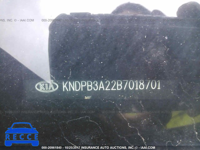 2011 KIA Sportage LX KNDPB3A22B7018701 зображення 8