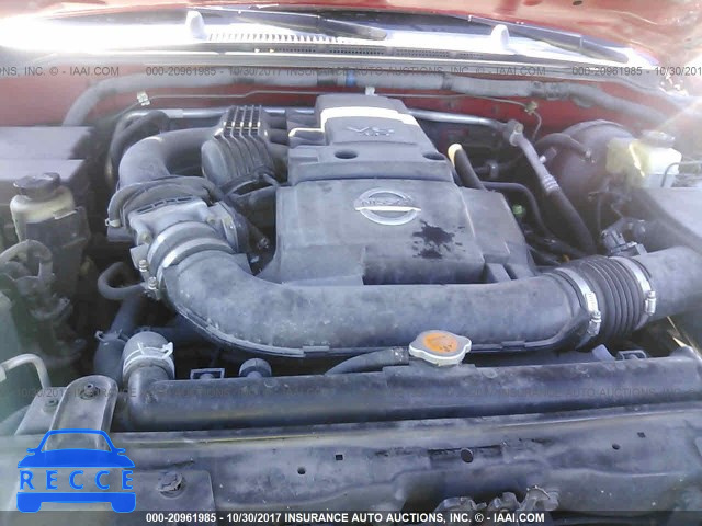 2005 Nissan Frontier CREW CAB LE/SE/OFF ROAD 1N6AD07W35C422320 зображення 9