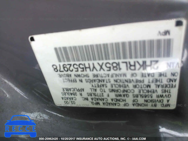 2000 HONDA ODYSSEY 2HKRL185XYH552978 image 8