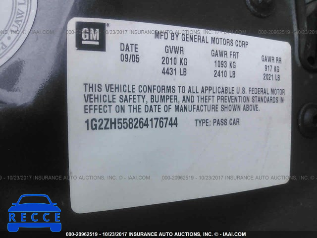 2006 Pontiac G6 1G2ZH558264176744 image 8
