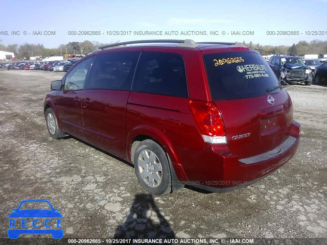 2006 Nissan Quest 5N1BV28U16N124282 Bild 2