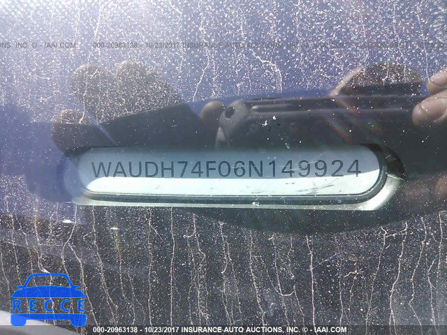 2006 Audi A6 3.2 QUATTRO WAUDH74F06N149924 image 8