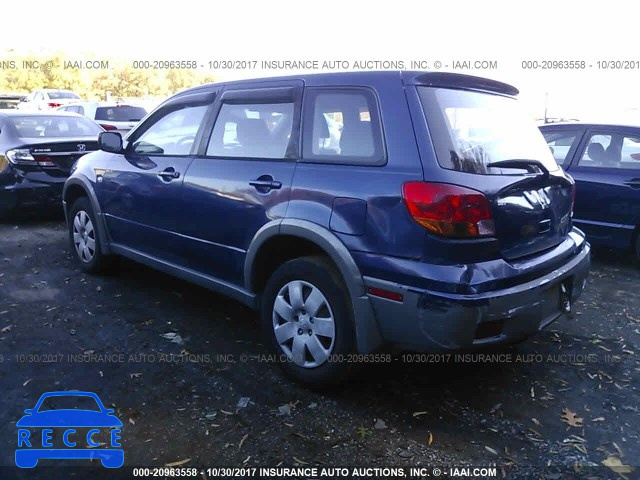 2003 Mitsubishi Outlander JA4LX31G03U018303 зображення 2