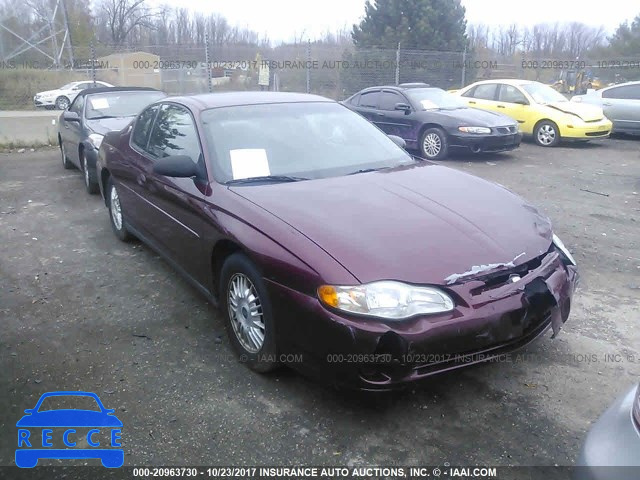 2001 Chevrolet Monte Carlo LS 2G1WW12E519367046 зображення 0