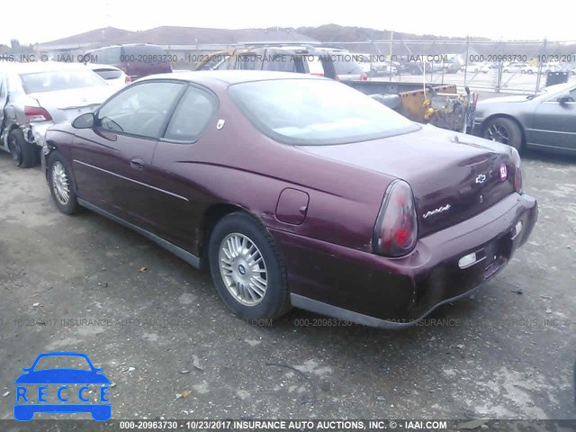 2001 Chevrolet Monte Carlo LS 2G1WW12E519367046 image 2