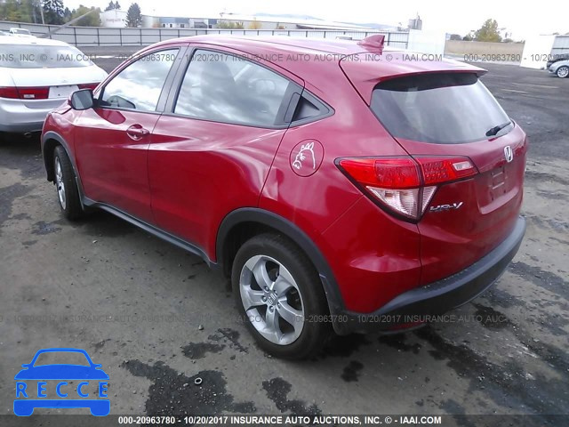 2016 Honda HR-v LX 3CZRU6H3XGM705905 image 2