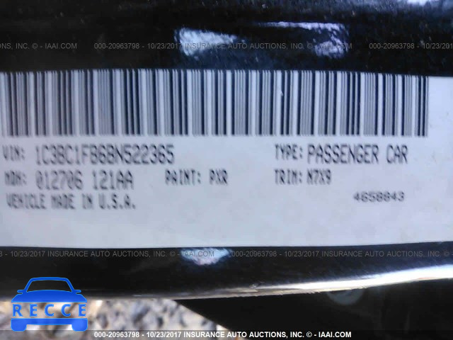 2011 Chrysler 200 TOURING 1C3BC1FB6BN522365 зображення 8