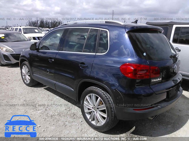 2012 VOLKSWAGEN TIGUAN S/SE/SEL WVGAV7AX6CW572262 зображення 2