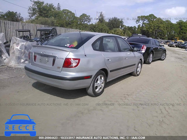 2004 Hyundai Elantra KMHDN56D34U127099 зображення 3