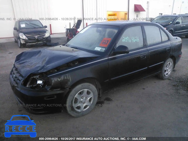 2005 Hyundai Accent KMHCG45CX5U653076 image 1