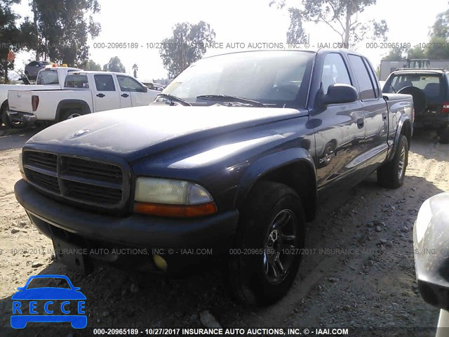 2002 Dodge Dakota 1B7HL38N72S686251 image 1
