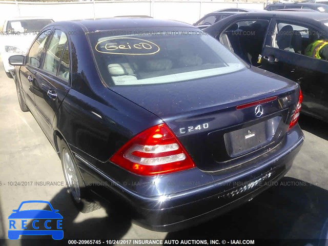 2004 Mercedes-benz C 240 WDBRF61J94F529657 image 2