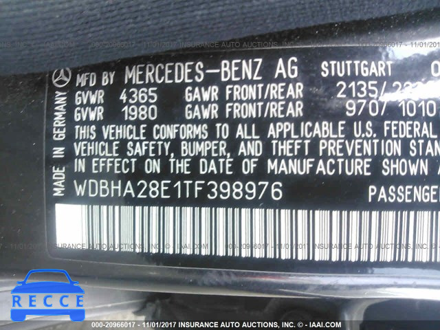 1996 Mercedes-benz C 280 WDBHA28E1TF398976 Bild 8