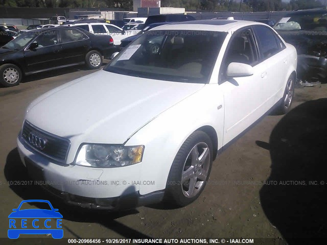 2004 AUDI A4 1.8T QUATTRO WAULC68E74A127624 image 1