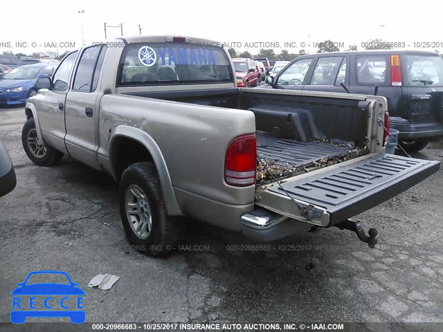 2002 Dodge Dakota 1B7HG48N42S518416 image 2