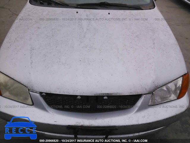 2000 MAZDA PROTEGE JM1BJ2226Y0207410 зображення 5